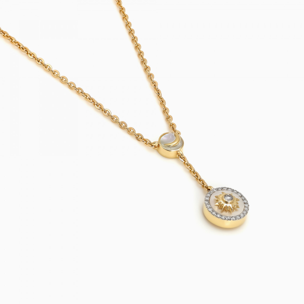 Ivy Trail Diamond Lariat Necklace