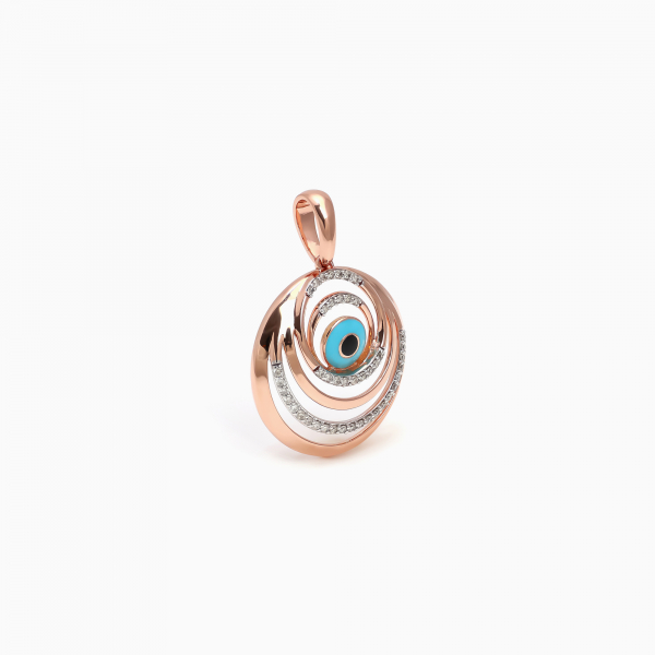 Dazzling Eye Diamond Statement Pendant