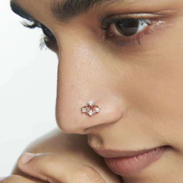 Nose-talgic Gold Nose Pin