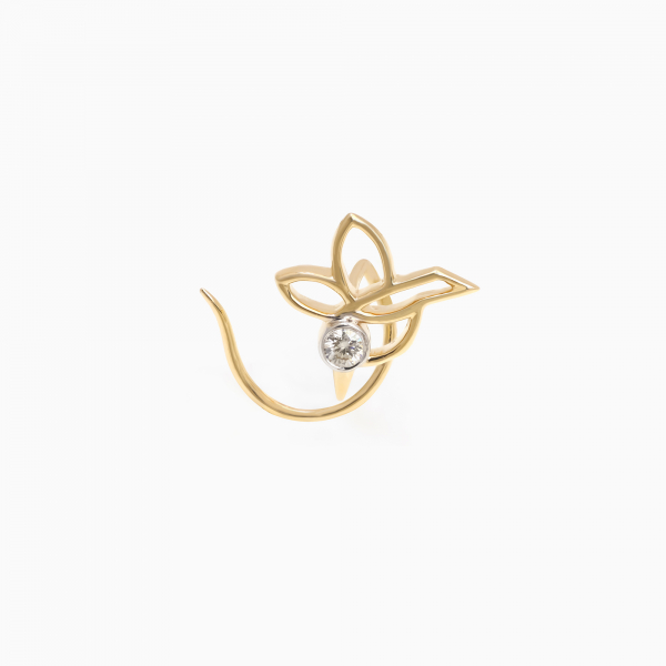 Tiny Bird Wire Nose Pin