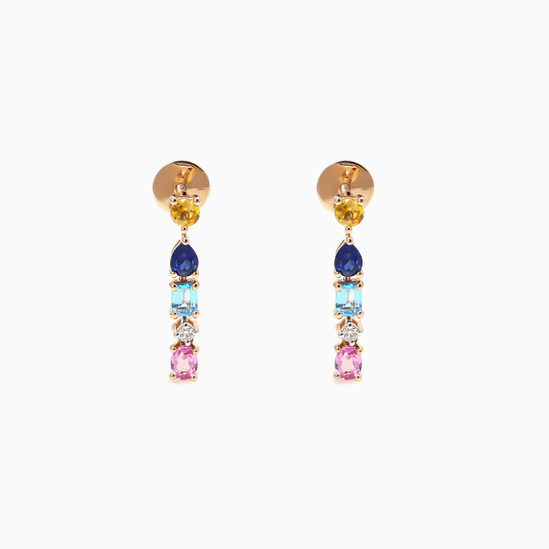 Ocean Drop Stud Earrings
