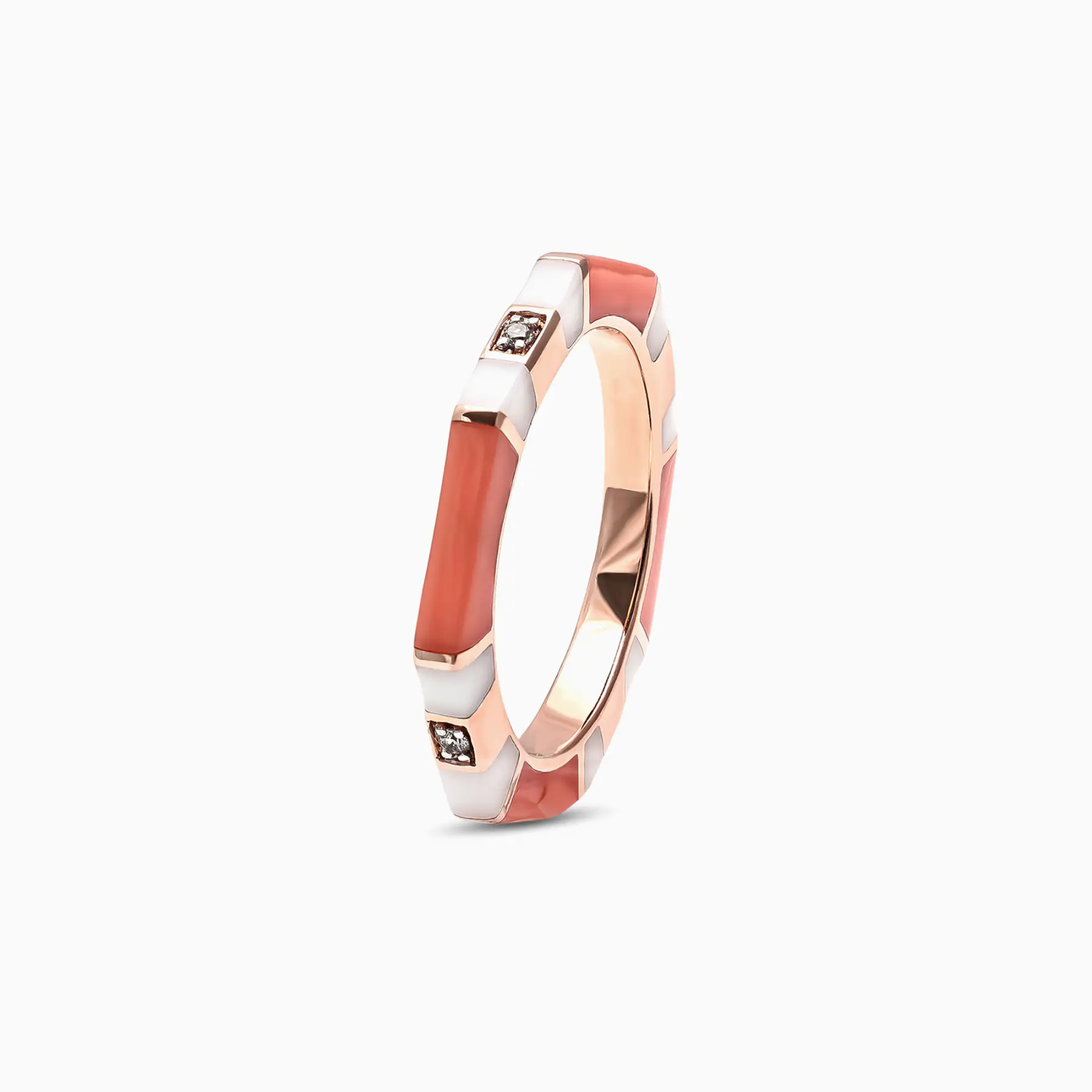 My Clementine Diamond Stackable Ring