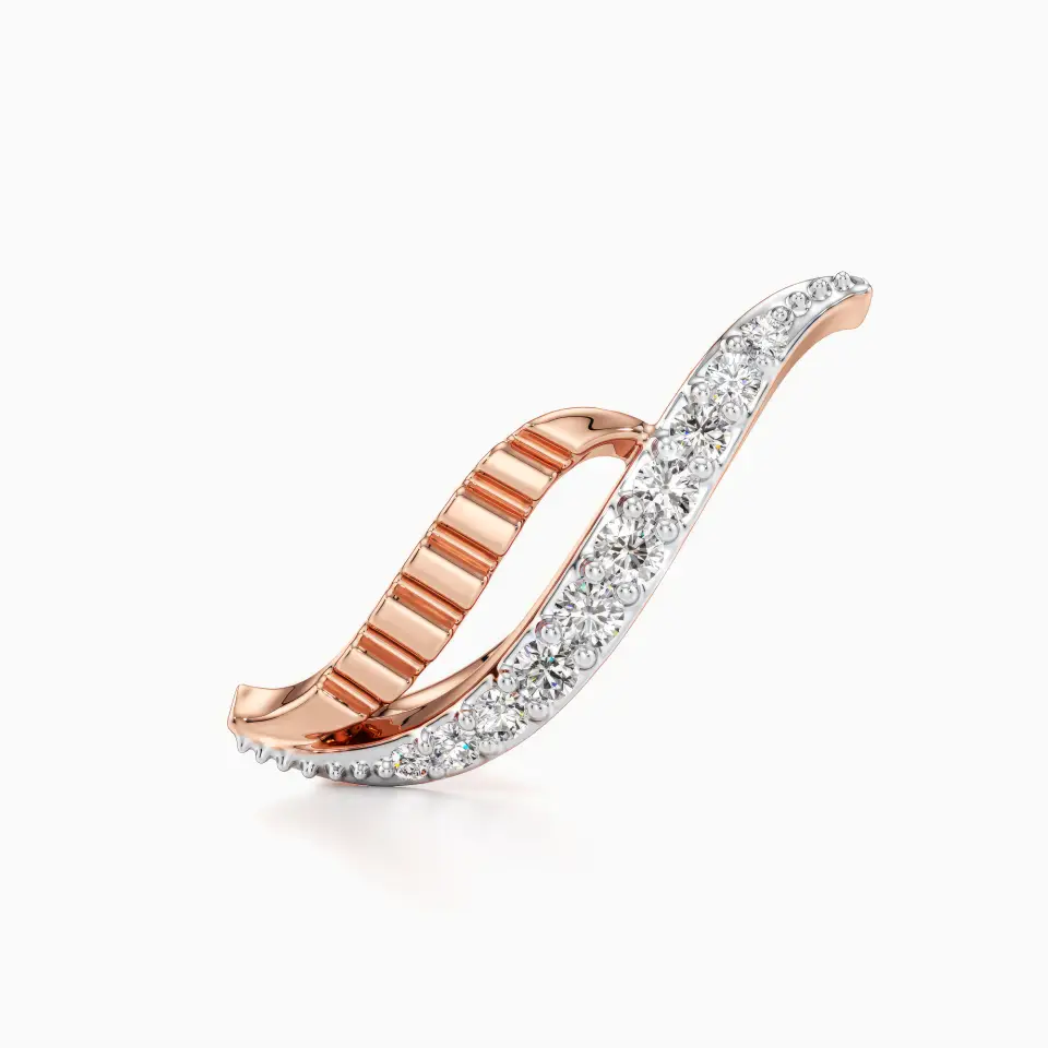 Dazzling Curves Ear Cuff Earrings