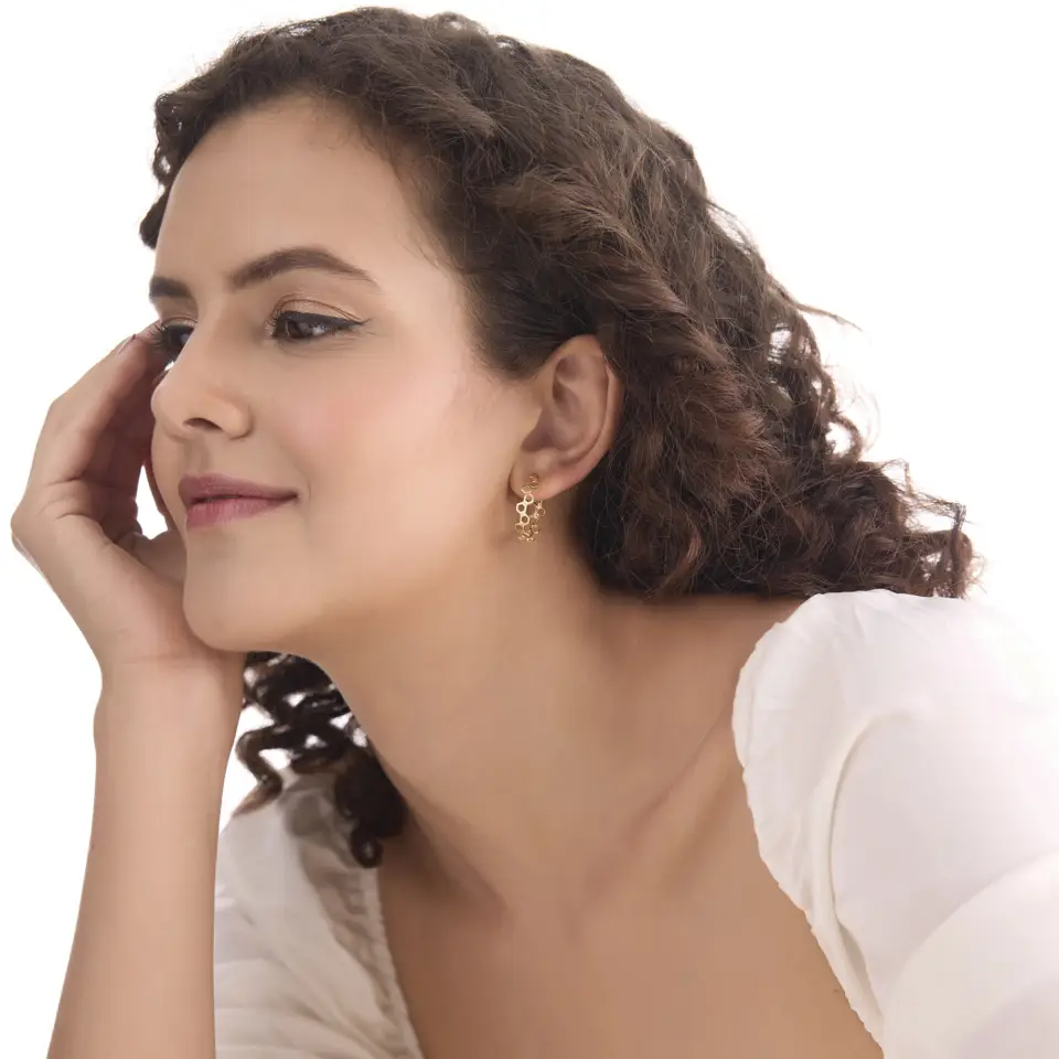 Squiggly Boo Statement Earrings