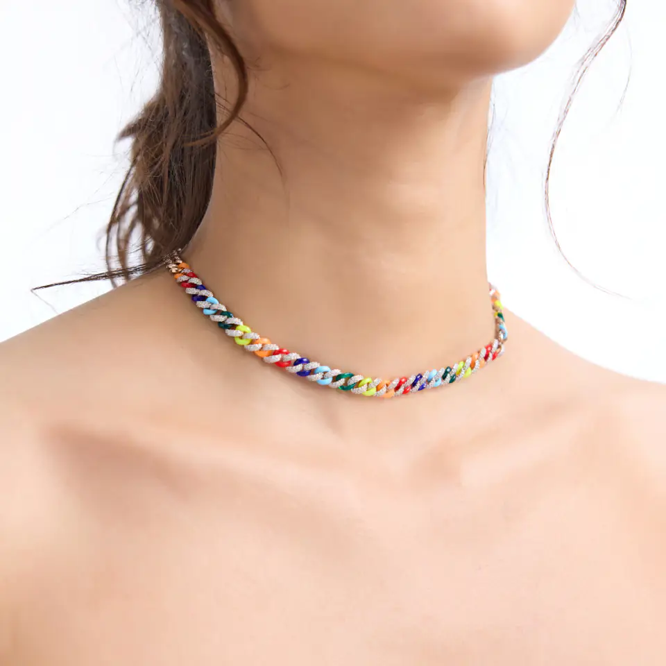 Carnival of Colours The Name's Bond Diamond Statement Necklace
