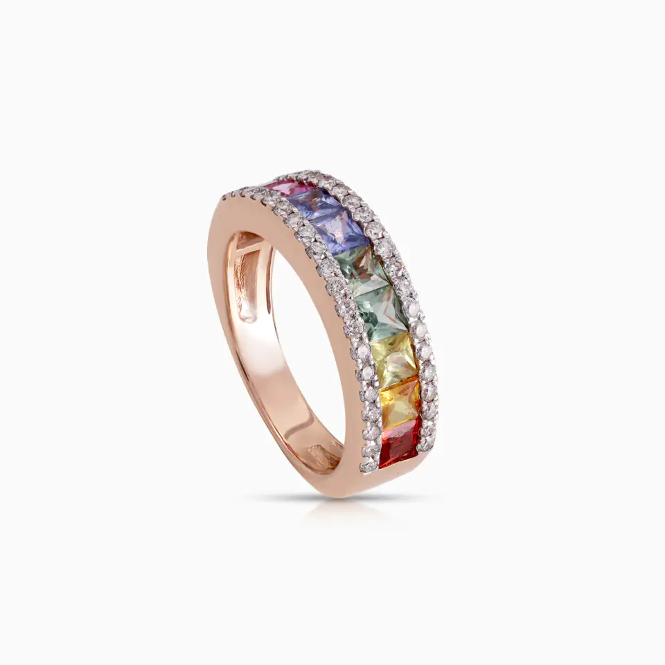 Colourful Kaleidosc-ope Ring