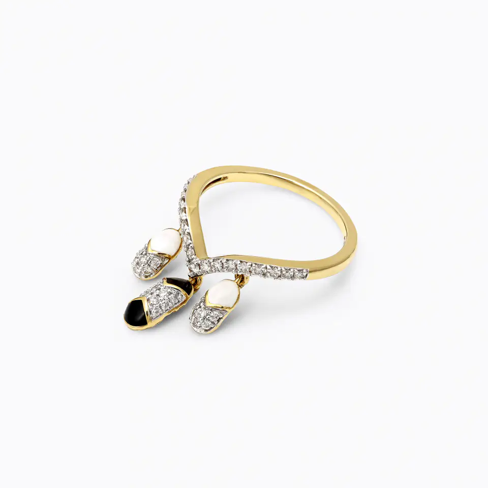 Regal Rhapsody Diamond Statement Ring