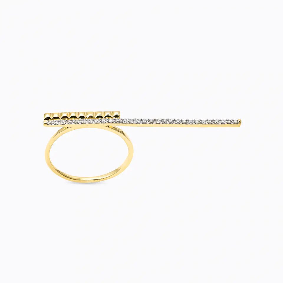 Over and Above Diamond Statement Ring