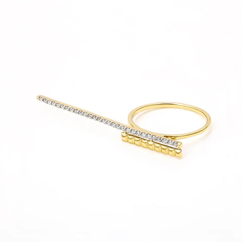 Over and Above Diamond Statement Ring